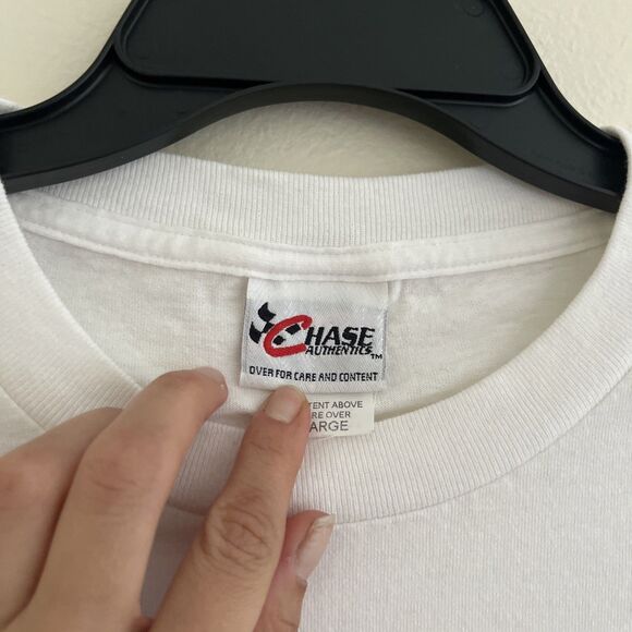 Dale Earnhardt 3 VTG The Intimidator Long Sleeve,  Chase Authentics, White- Lrg - Picture 8 of 13